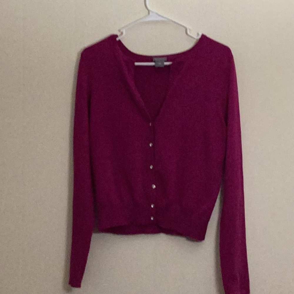 Purple Size Medium Ann Taylor cardigan